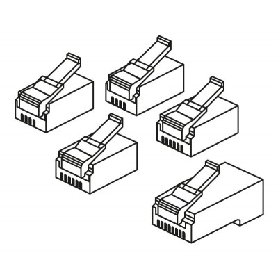 Crimpadora para conectores Modulares  RJ11, RJ12, RJ45 de Proskit - 808-376H