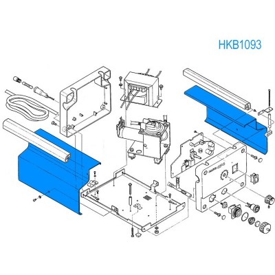 Tapa lateral para estaciónes HK474 de Hakko - HAKKO B1093