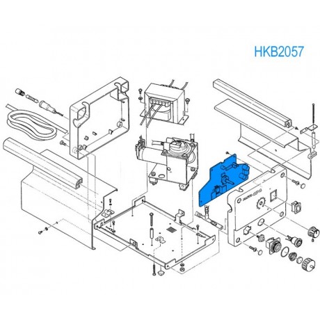 Placa base para estaciónes HK474 de Hakko - HAKKO B2057