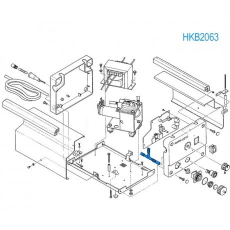 Empalme de manguera para estaciónes HK474 y HK701 de Hakko - HAKKO B2063