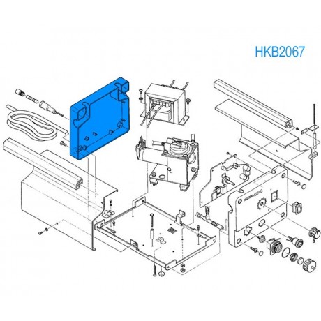 Tapa trasera para estaciónes HK474 de Hakko - HAKKO B2067