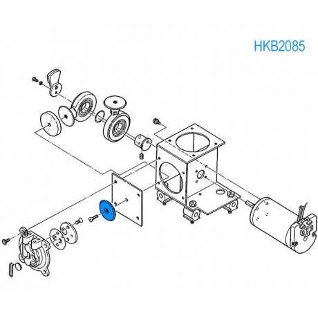 Soporte de membrana para bomba de desoldadoras HK474 y HK701 de Hakko - HAKKO B2085 Soporte de membrana para bomba de desoldadoras HK474 y HK701 de Hakko - HAKKO B2085