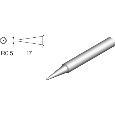 Punta de repuesto para soldador 9SS-227-IRON de 0,5mm - 5SI-216-NB