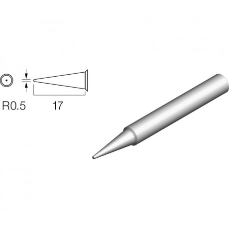 Punta de repuesto para soldador 9SS-227-IRON de 0,5mm - 5SI-216-NB