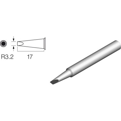 Punta de repuesto para soldador 9SS-227-IRON de 3.2mm - 5SI-216-3.2D