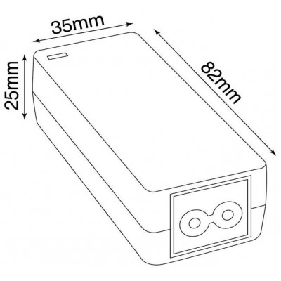 Alimentador para portátil ACER-DELL NOTE BOOK ASPIRE ON/DELL INSPIRON MINI 19V/1,58A/30W con Conector 5,5X1,7mm  - 199.1303.01