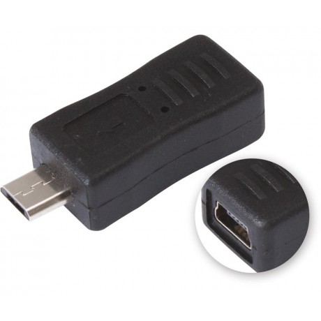Adaptador mini USB hembra a micro USB macho de Nimo - CON517
