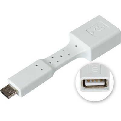 Adaptador flexible OTG micro USB para dispositvos móviles en colores de Nimo - CON516