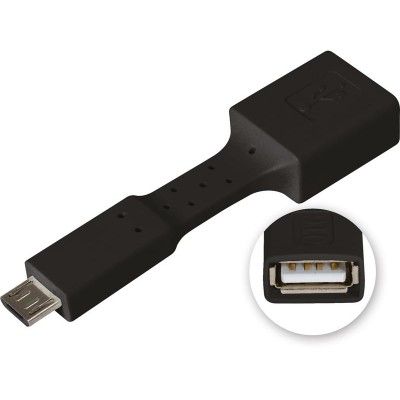 Adaptador flexible OTG micro USB para dispositvos móviles en colores de Nimo - CON516