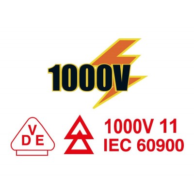 PD-V003B Cuchillo de electricista hoja recta de gancho 1000V- IEC 609000 de Proskit