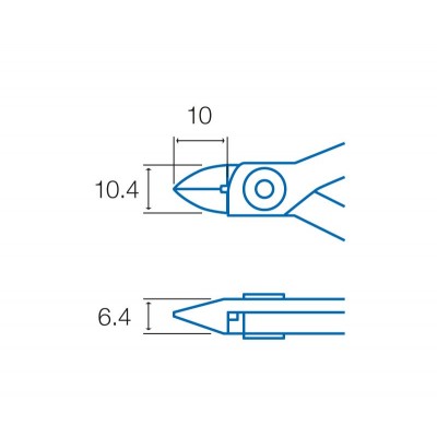 Alicate de corte diagonal de Proskit - PM-761