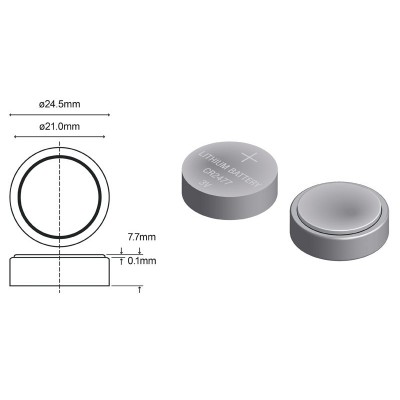 CR2477 Pila de Litio tipo botón (5 unidades)