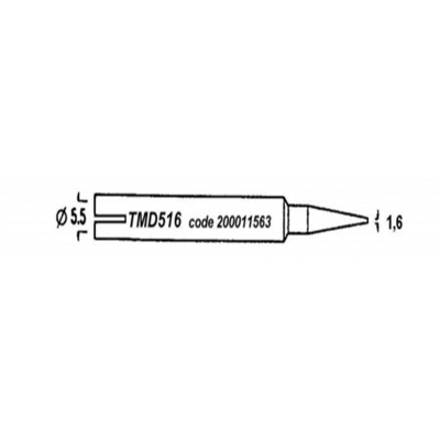 TMD516-EW516 (200011563/BLS) PUNTA 1.6MM BLACK25 RAPID20/40 POWER50 de Ewig - 200011563