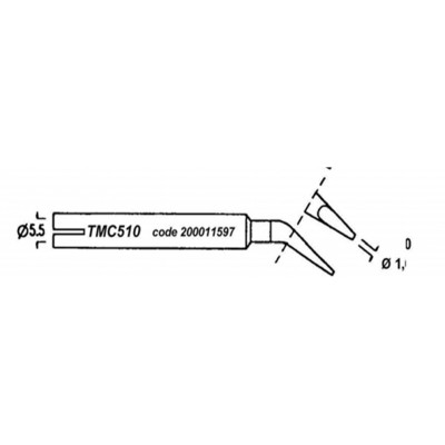 TMC510-EWN51 PUNTA 1.0MM (200011597) PARA TRM50 de Ewig - 200011597