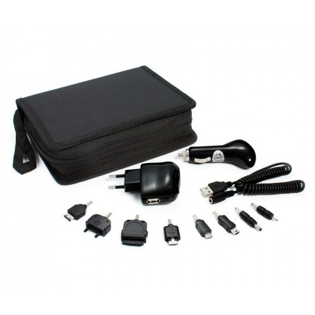 Set-kit Cargadores teléfonos móviles 100-240Vca y 12Vcc / USB de Nimo - CAR193