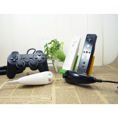 Conjunto-Set de WIIMOTE Y NUNCHAKO Negro para wii - 310003