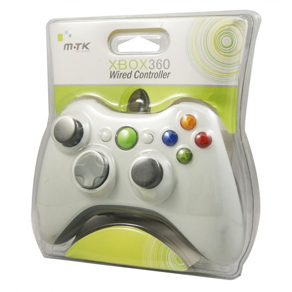 Mando Xbox 360 Inalambrico Con Adaptador De Pc Color Blanco