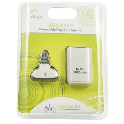 Kit de cargador con batería para XBOX 360 - 356007