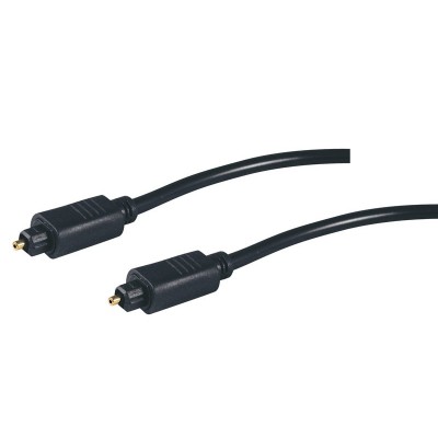 Conexión Fibra óptica 5.0mm, Audio Toslink macho - macho 0.5m - WIR510