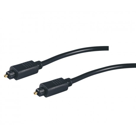 Conexión Fibra óptica 5.0mm, Audio Toslink macho - macho 0.5m - WIR510