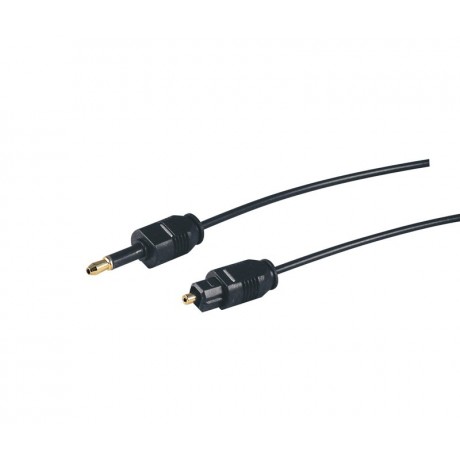 Conexión de Fibra Óptica con conectores Toslink macho 3,5mm a Mini toslink macho de Nimo - WIR520