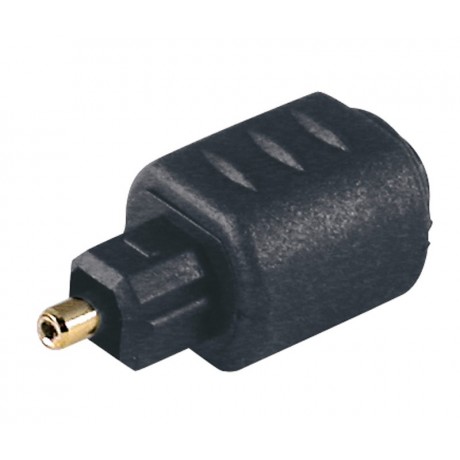 Conector recto Toslink macho a Mini toslink hembra - CON263