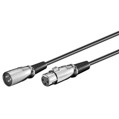 Conexión Audio XLR-Canon macho - hembra, 2.0m, Balanceado - WIR355