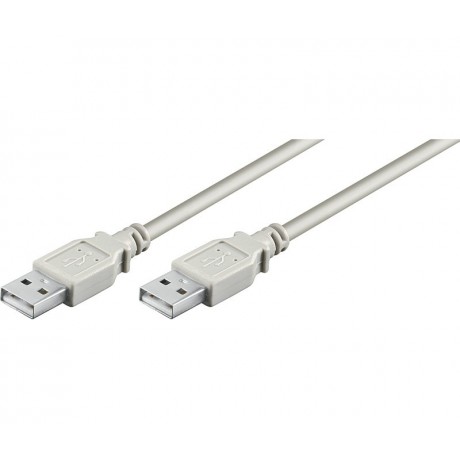 Conexión USB macho - macho 2.0 certificada "A" - "A" de 2 metros de Nimo - WIR060