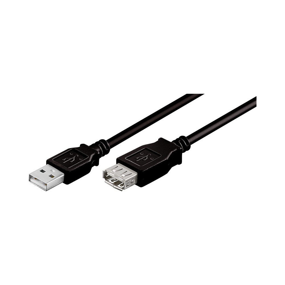 Conexión USB macho - hembra 2.0 certificada "A" - "A" de 5 metros de Nimo - WIR069 Conexión USB macho - hembra 2.0 certificada "A" - "A" de 5 metros de Nimo - WIR069