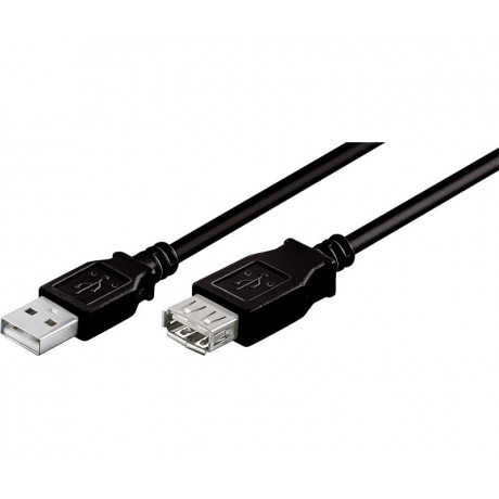 Conexión USB macho - hembra 2.0 certificada A - A de 3 metros de Nimo -  WIR076