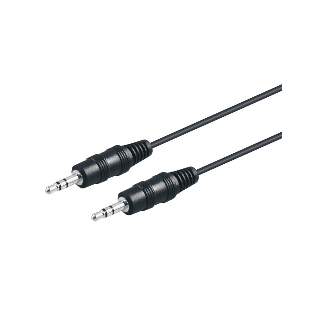 Conexión Jack macho estéreo 3,5mm - Jack macho estéreo 3,5mm 2,50m de Nimo - WIR256 Conexión Jack macho estéreo 3,5mm - Jack macho estéreo 3,5mm 2,50m de Nimo - WIR256