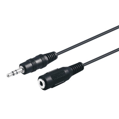 Conexión Jack macho estéreo 2,5mm a Jack hembra 2,00m - WIR266