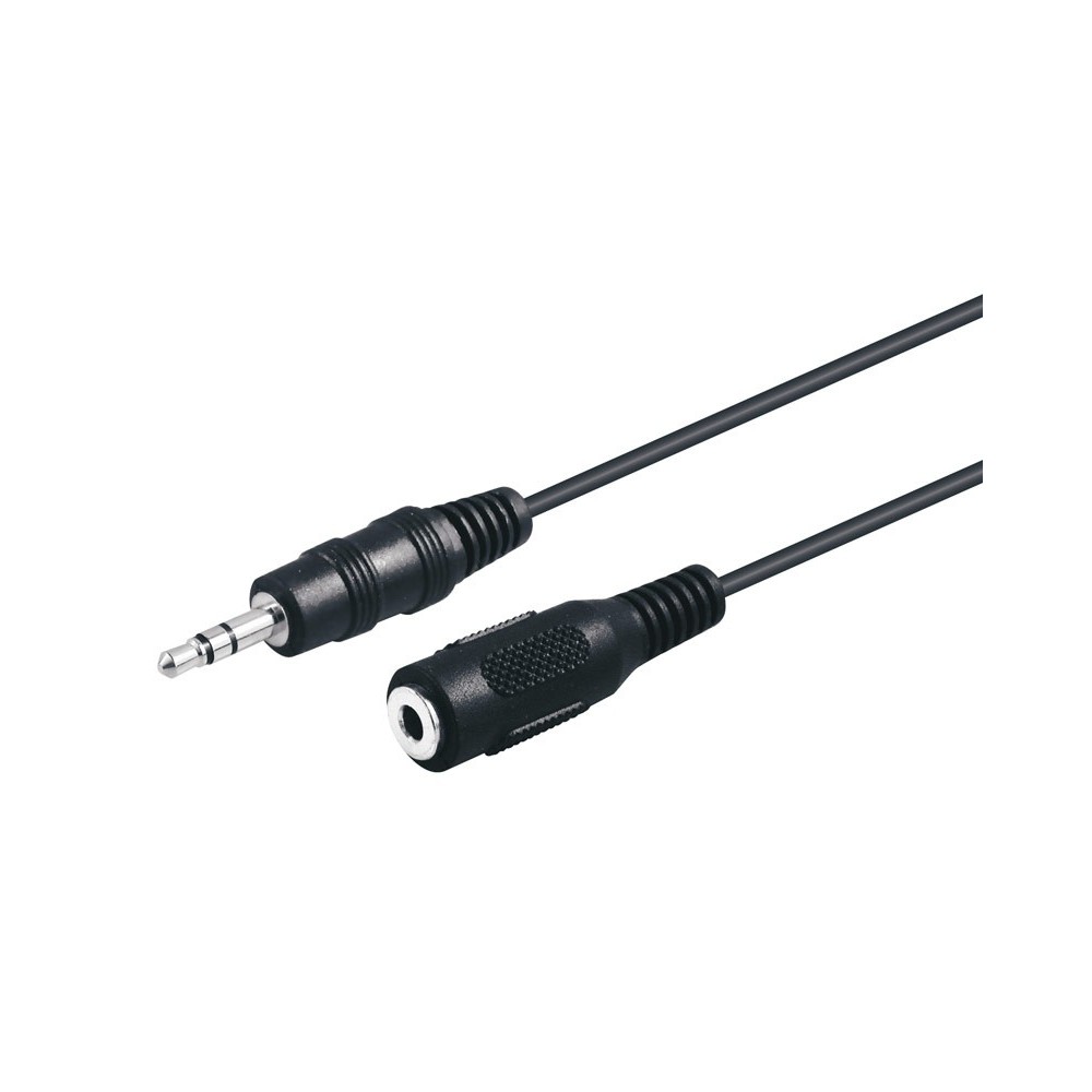 Conexión Jack macho estéreo 3,5mm - Jack hembra estéreo 3,5mm 2,00m de Nimo - WIR260 Conexión Jack macho estéreo 3,5mm - Jack hembra estéreo 3,5mm 2,00m de Nimo - WIR260