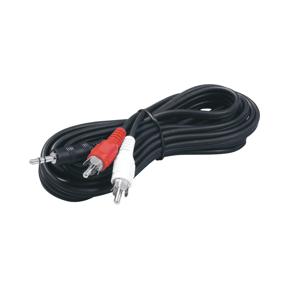 Conexión Jack macho estéreo 3,5mm - 2 RCA macho 1,50m de Nimo - WIR326 Conexión Jack macho estéreo 3,5mm - 2 RCA macho 1,50m de Nimo - WIR326