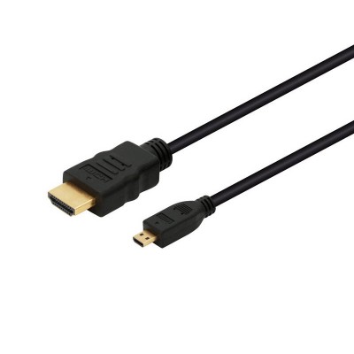 Conexión HDMI macho a Micro HDMI Macho, HIGH SPEED con Ethernet 1.4 - 2,00m de Nimo - WIR445