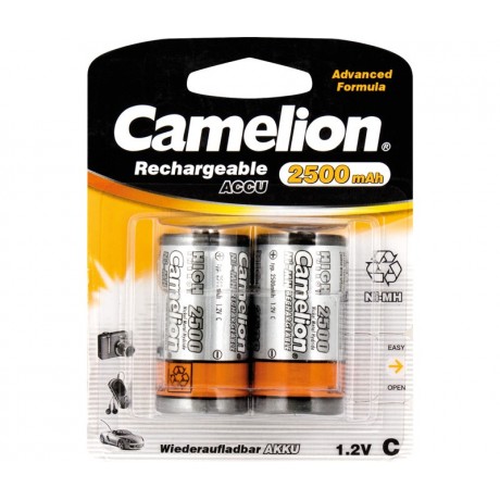 Batería Baby C / RC14 recargable cilíndrica NI-MH 2500mAh de Camelion - BAT374