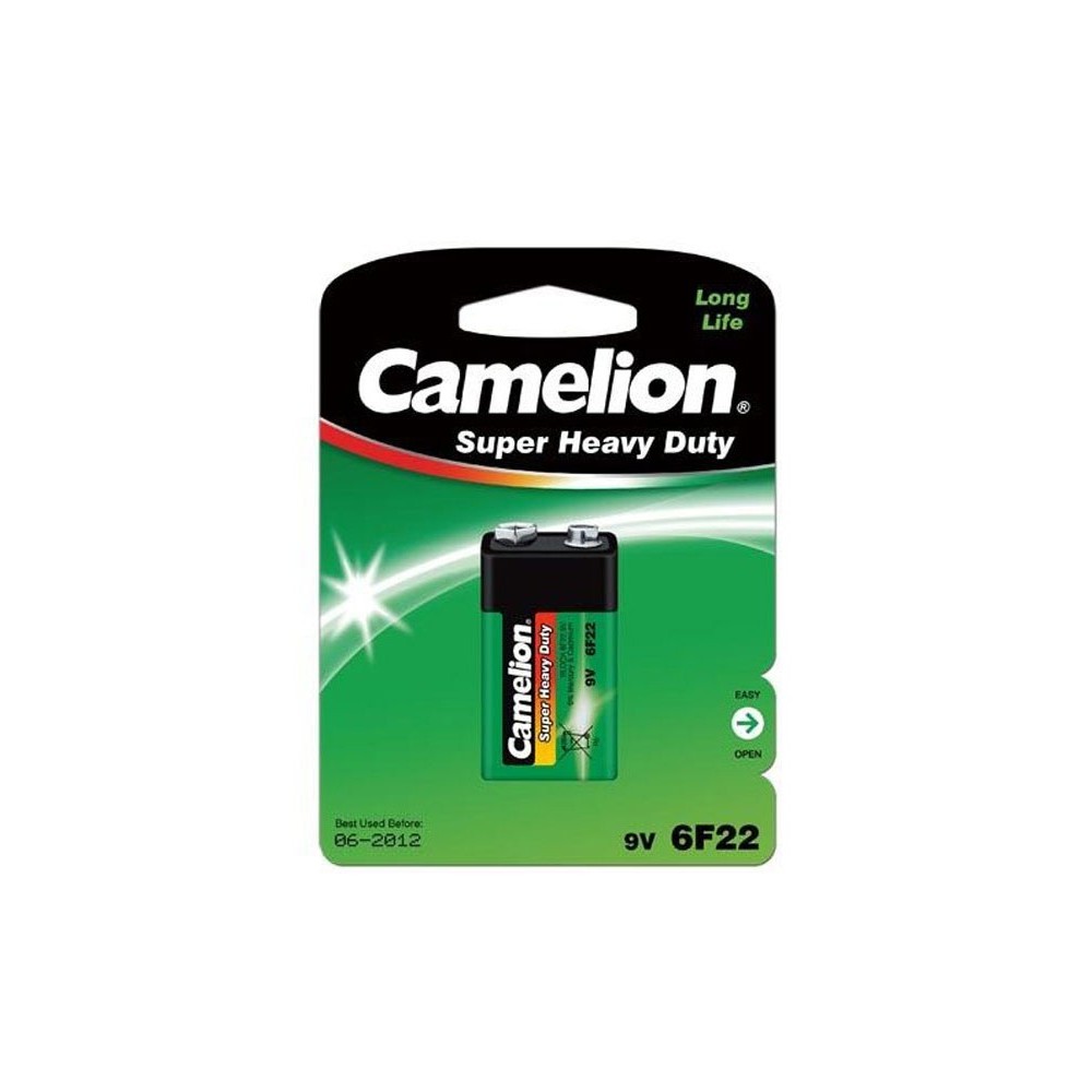 Pila Salina 6F22, 9V de Camelion - PICA015 Pila Salina 6F22, 9V de Camelion - PICA015