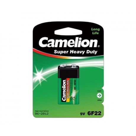 Pila Salina 6F22, 9V de Camelion - PICA015