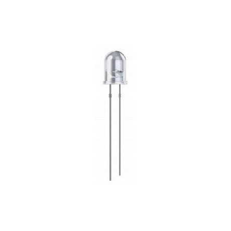 Diodo Led 5mm, Blanco, 12000-14000MCD, 3.0-3.2V de Nafcom - 105.LED5R/BL