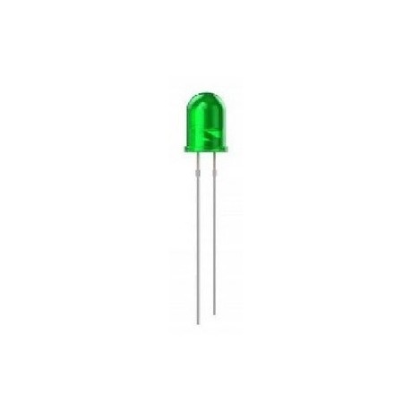 Diodo Led 5mm, Verde, CLL50631 de Nafcom - 105.LED5R/VE