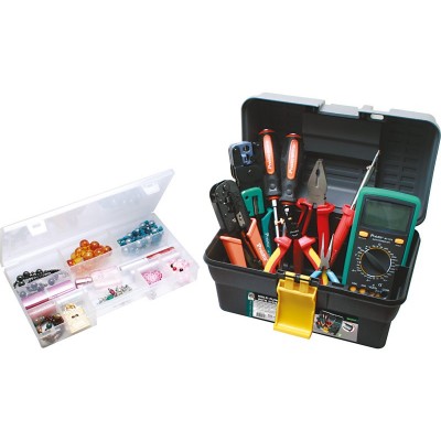 SB-2918 Caja de herramientas clásica para el taller, artesanía, hogar, ocio u otras aplicaciones de Polipropileno de Proskit