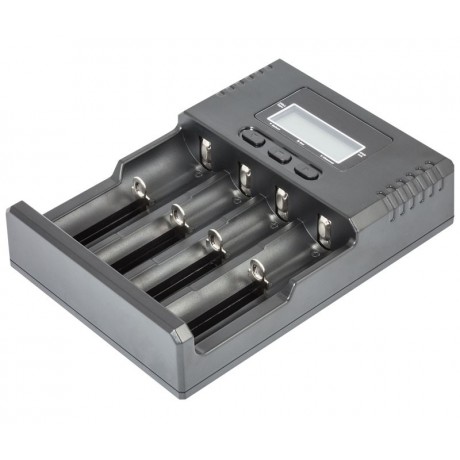 CAR238 Cargador digital de baterías con LCD para baterías de Ion-Litio, LiFePO4 y Ni-MH