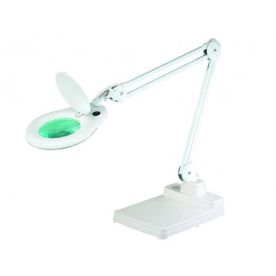 Lupa Articulada de LED para Taller, Oficina, Estetica, Tatuaje, con soporte sobre mesa - L03003