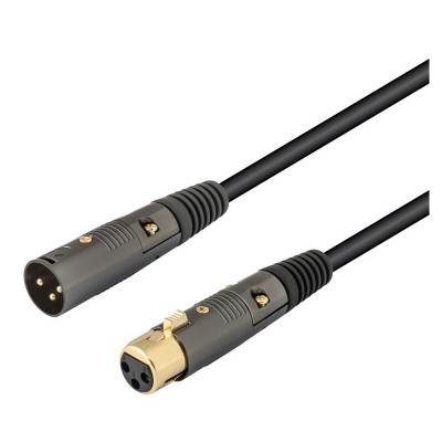 Conexión Audio XLR-Canon macho - hembra, 1.0m, Balanceado - WIR380