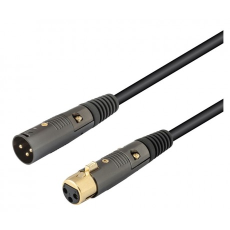 Conexión Audio XLR-Canon macho - hembra, 2.0m, Balanceado - WIR381