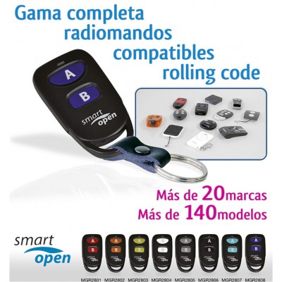 Mando de garaje copión compatible con Rolling Code de GBS - Smart Open 2801