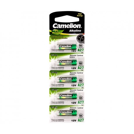 Pila Alcalina LR27, L828 Mercurio 0% de Camelion - LR27, L828 S/M