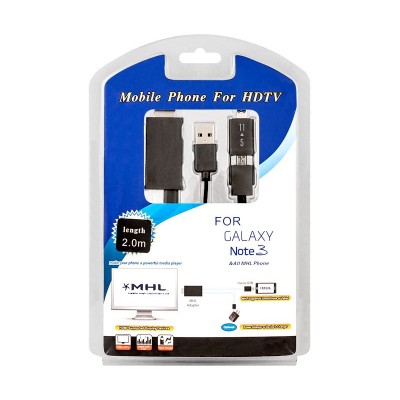 Cable micro USB-HDMI para móviles con MHL, Samsung S2 a S4 - MHL KIT