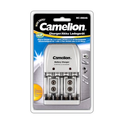 Cargador de baterías AA/AAA/9V Ni-MH de Camelion - BC-0904-S