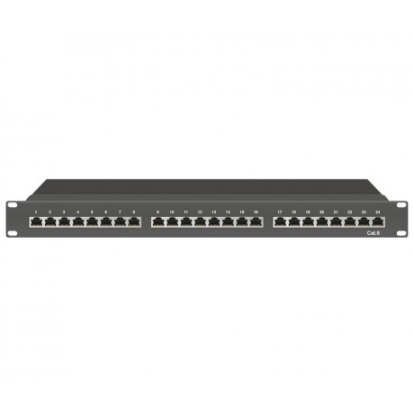 Caja de conexión RJ45 Cat.6, 24 puertos de Nimo - BOX058